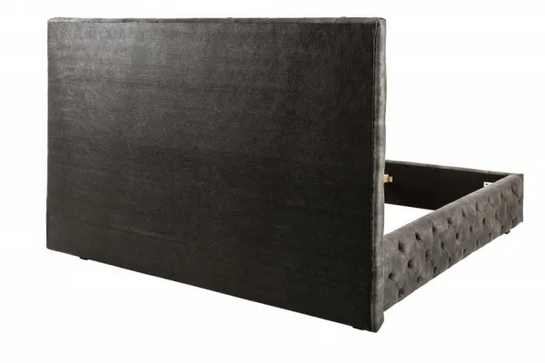 Chesterfield posteľ PALLAS Dekorhome Modrá