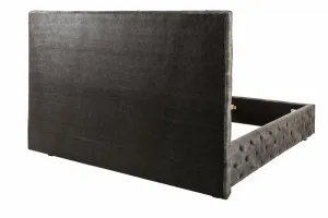 Chesterfield posteľ PALLAS Dekorhome Modrá