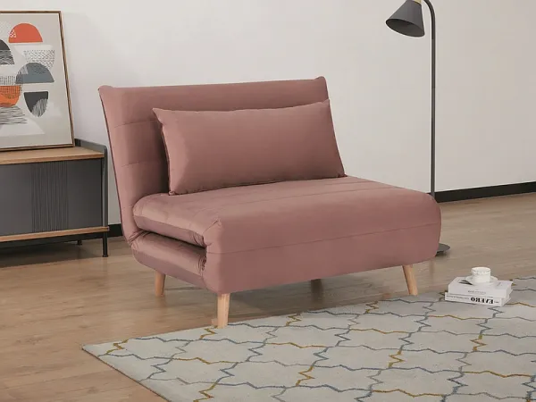 Signal Rozkladacie kreslo SPIKE VELVET | tmavosivá
