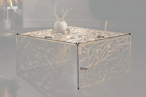 Konferenčný stolík ARIADNA Dekorhome Strieborná