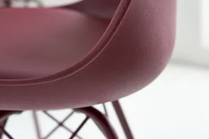 Jedálenská stolička 4 ks IKAROS Dekorhome Ružová