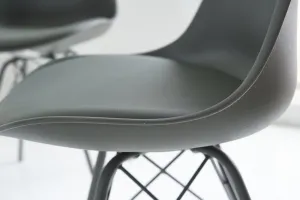 Jedálenská stolička 4 ks IKAROS Dekorhome Ružová