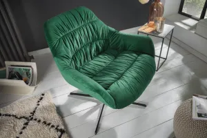 Otočné kreslo THEA Dekorhome Horčicová