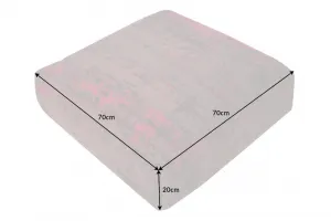 Taburet DEIMOS Dekorhome Modrá