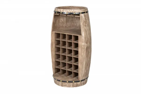 LuxD Regál na víno Winebar 97 cm hnedý