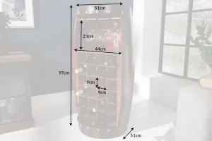 LuxD Regál na víno Winebar 97 cm hnedý