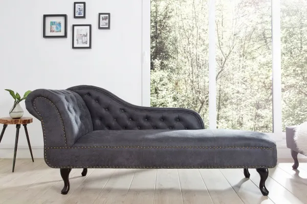 Chesterfield leňoška ZETHOS Dekorhome Hnedá