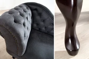 Chesterfield leňoška ZETHOS Dekorhome Hnedá