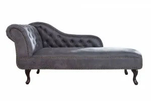 Chesterfield leňoška ZETHOS Dekorhome Hnedá
