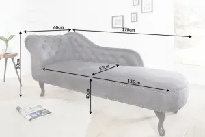Chesterfield leňoška ZETHOS Dekorhome Hnedá