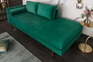 Leňoška DIRKÉ Dekorhome Smaragdová