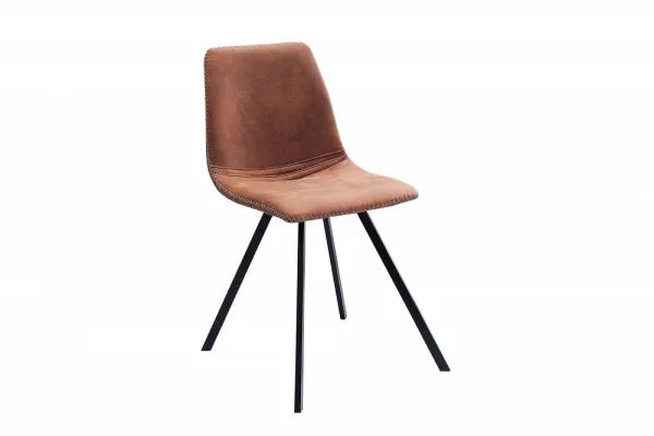 LuxD 20051 Dizajnová stolička Rotterdam Retro / sivo-hnedá