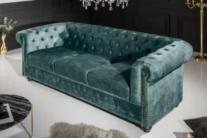 Chesterfield pohovka 3-miestna MIDAS Dekorhome