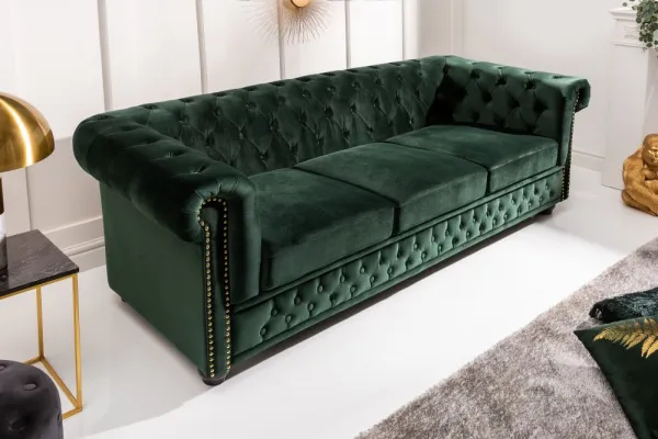 Chesterfield pohovka 3-miestna MIDAS Dekorhome