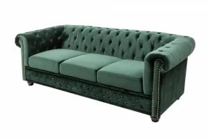 Chesterfield pohovka 3-miestna MIDAS Dekorhome