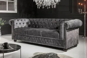 Chesterfield pohovka 3-miestna MIDAS Dekorhome