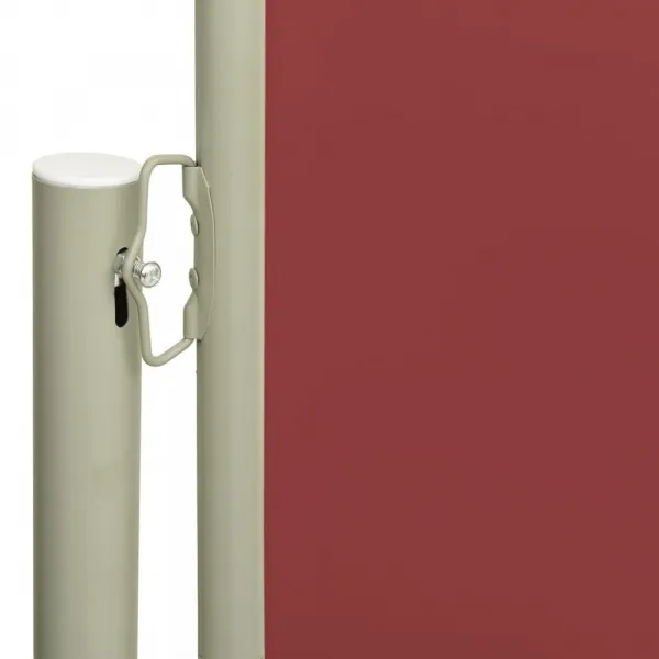 Zaťahovacia bočná markíza 200x600 cm Dekorhome Černá