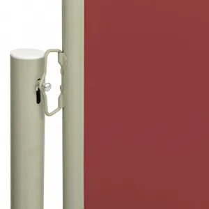 Zaťahovacia bočná markíza 200x600 cm Dekorhome Černá
