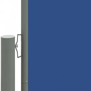 Zaťahovacia bočná markíza 220x1200 cm Dekorhome Černá