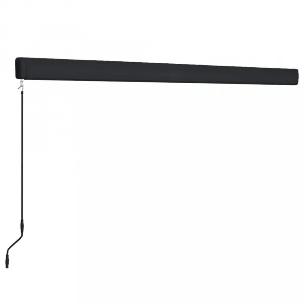 Kazetová markíza s ručným ovládaním 400x300 cm Dekorhome Bílá / modrá