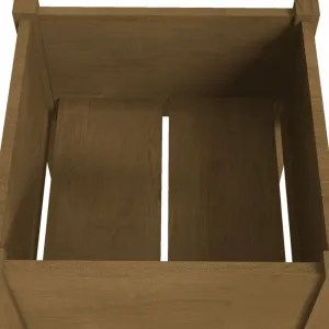 Záhradný truhlík borovice Dekorhome Černá