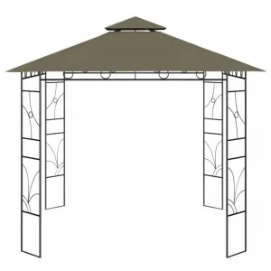 Záhradný altán 3 x 3 m Dekorhome Krémová