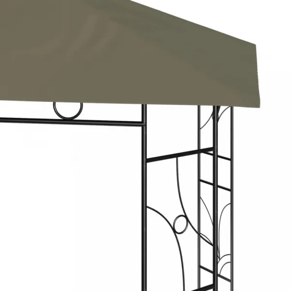 Záhradný altán 3 x 3 m Dekorhome Krémová
