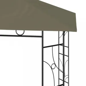 Záhradný altán 3 x 3 m Dekorhome Krémová
