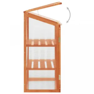 Skleník 60x45x100 cm Dekorhome Šedá