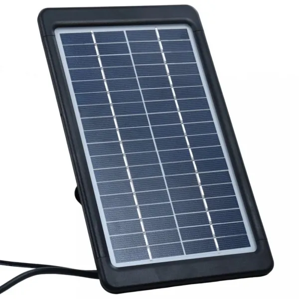 Ručne zaťahovacia markíza s LED svetlom 450x300 cm Dekorhome Bílá / modrá
