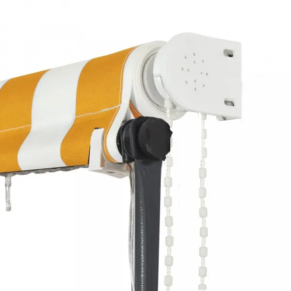 Zaťahovacia markíza s LED svetlom 250x150 cm Dekorhome Antracit