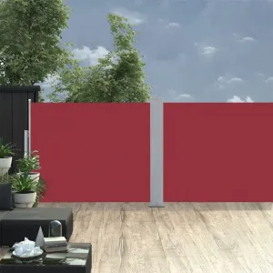 Zaťahovacia bočná markíza 100x1000 cm Dekorhome Černá