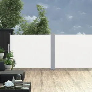 Zaťahovacia bočná markíza 120x1000 cm Dekorhome Černá