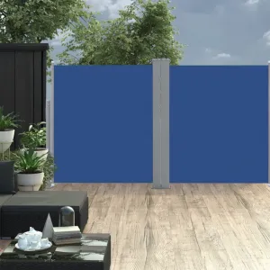 Zaťahovacia bočná markíza 120x600 cm Dekorhome Černá