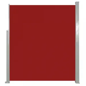 Zaťahovacia bočná markíza 160x500 cm Dekorhome Černá