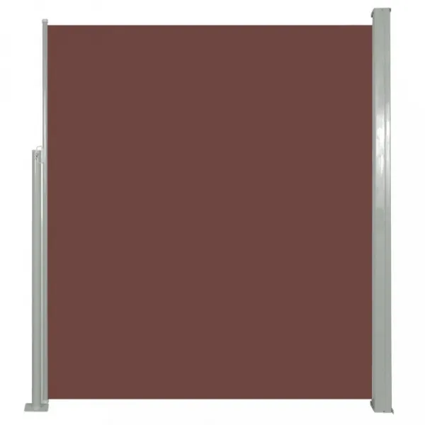 Zaťahovacia bočná markíza 160x500 cm Dekorhome Černá