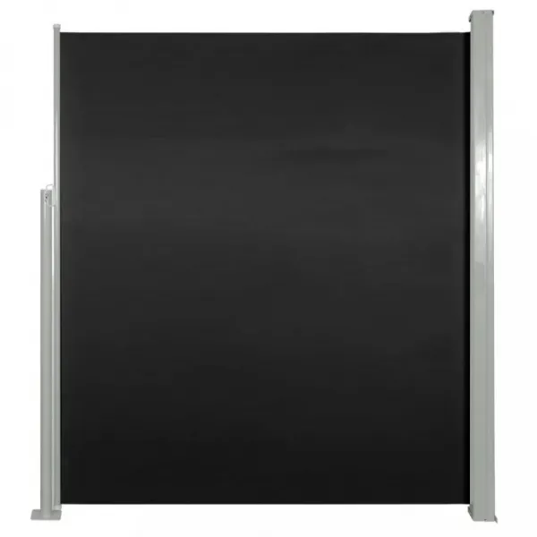 Zaťahovacia bočná markíza 160x500 cm Dekorhome Černá