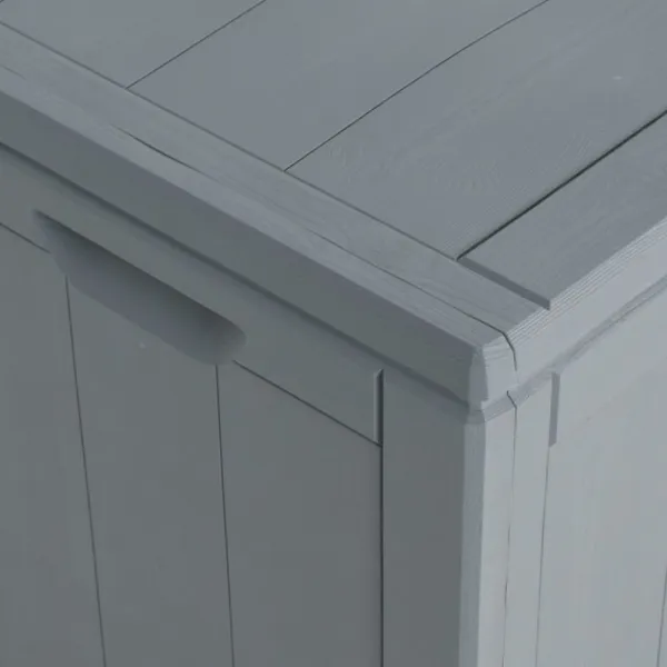 Záhradný úložný box 270l PP Dekorhome Šedá