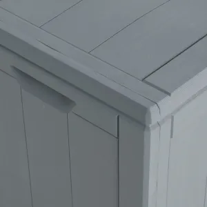 Záhradný úložný box 270l PP Dekorhome Šedá