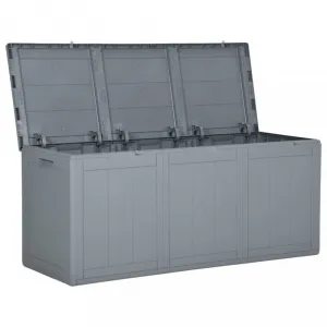 Záhradný úložný box 270l PP Dekorhome Šedá