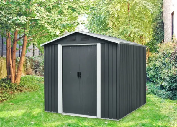 Záhradný domček 184x119 cm kovový Lanitplast