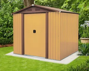 Záhradný domček 226x162 cm kovový Lanitplast