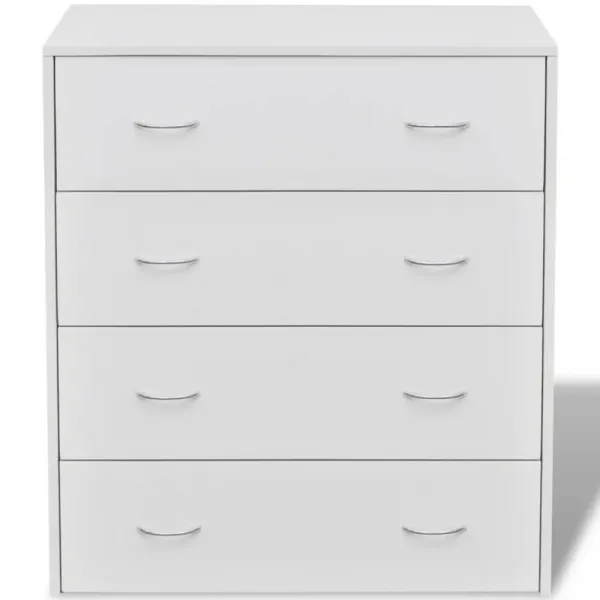 Komoda so 4 zásuvkami DTD Dekorhome Bílá