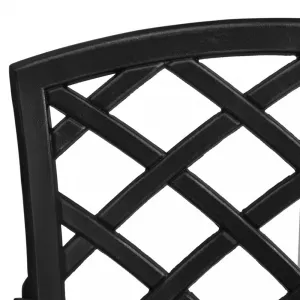 Záhradný bistro set 3 ks liaty hliník Dekorhome