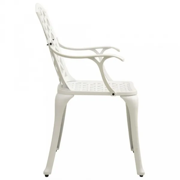 Záhradný bistro set 3 ks liaty hliník Dekorhome