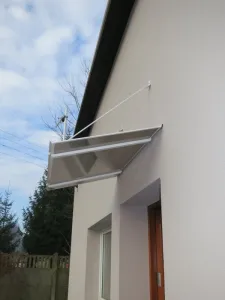 Strieška nad dvere SP1 120/70 hnedá Dekorhome