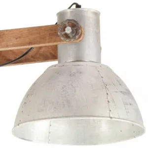 Závesná lampa kov / mangovníkové drevo Dekorhome Černá