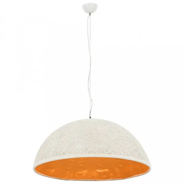 Závesná lampa 70 cm Dekorhome Černá / zlatá