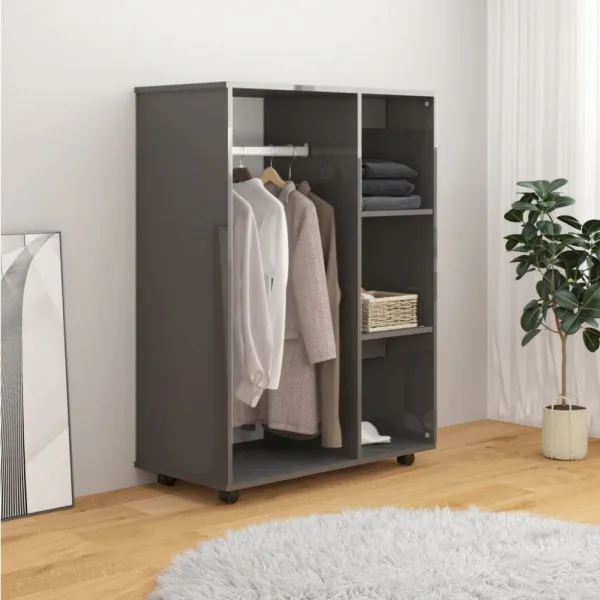 Šatníková skriňa DTD Dekorhome Beton