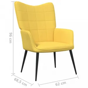 Relaxačné kreslo látka / kov Dekorhome Černá